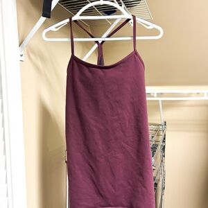Lululemon Athletica Maroon Tank Top